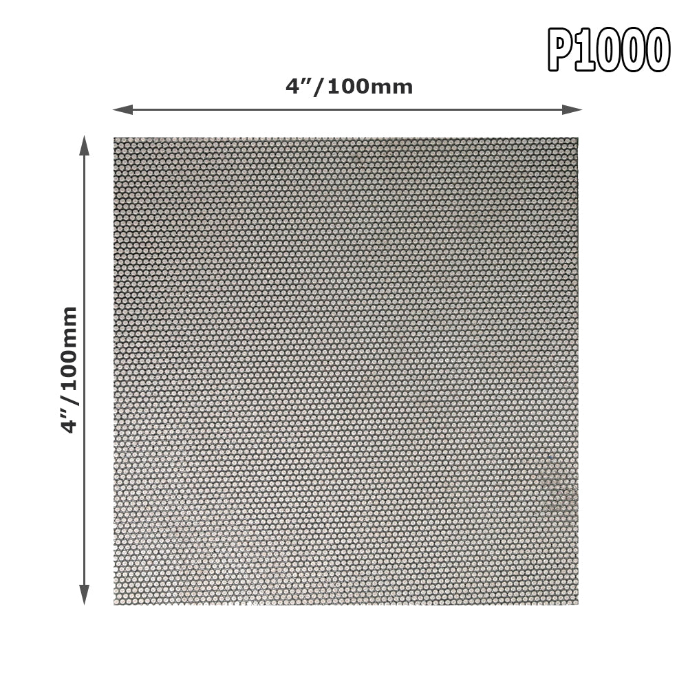 1 piece 4"x4" Electroplated Diamond Sanding Sheet P60 - P1200 Hand Polishing Sandpaper 100x100mm