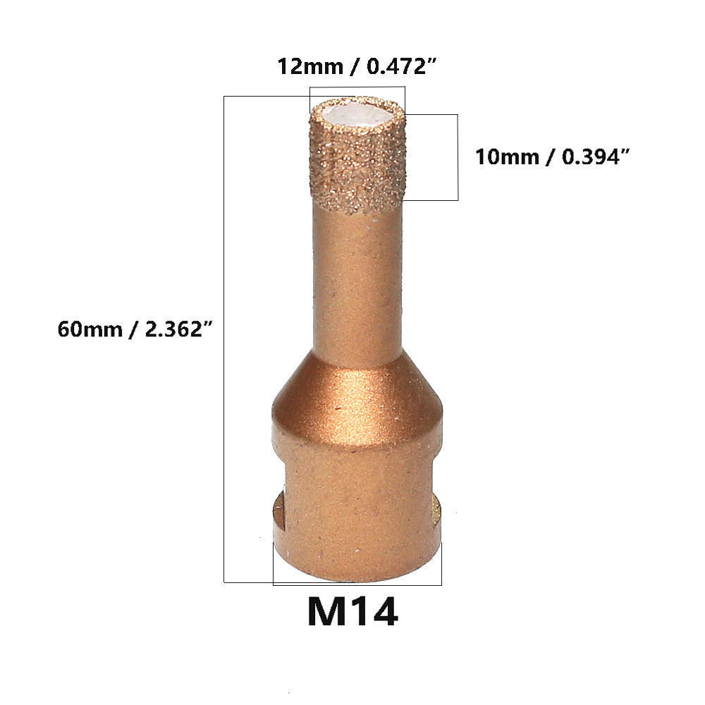 1 piece Vacuum Brazed Diamond Hole Opening Saw Angle Grinder Drilling Core Bit for Stone Mable Granite