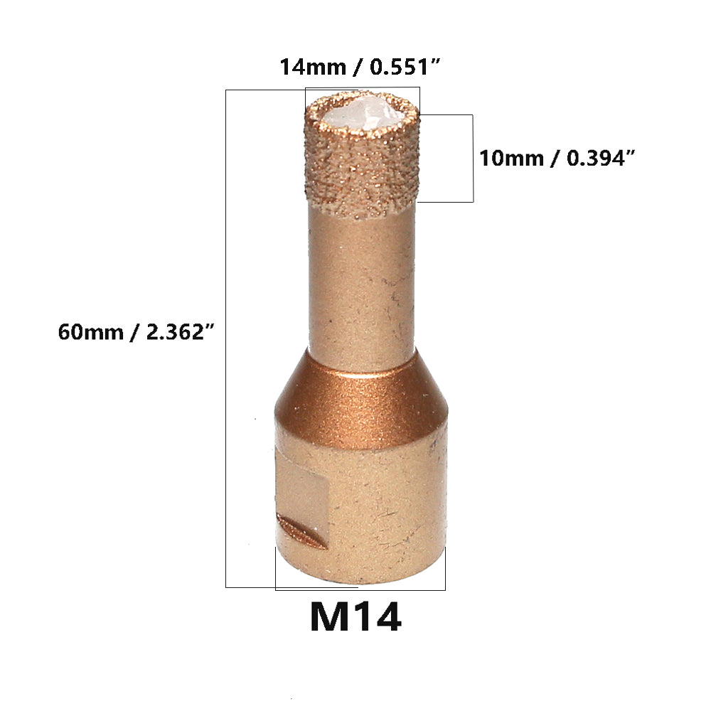 1 piece Vacuum Brazed Diamond Hole Opening Saw Angle Grinder Drilling Core Bit for Stone Mable Granite