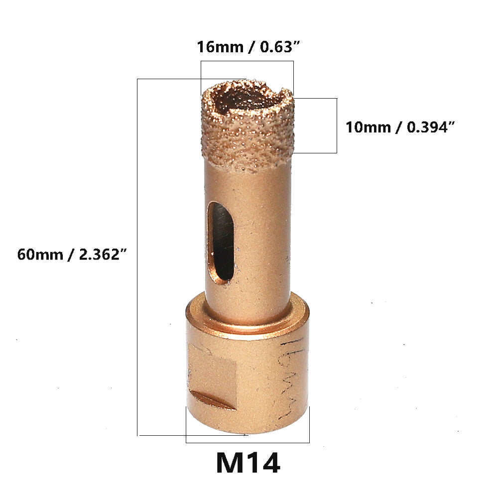 1 piece Vacuum Brazed Diamond Hole Opening Saw Angle Grinder Drilling Core Bit for Stone Mable Granite