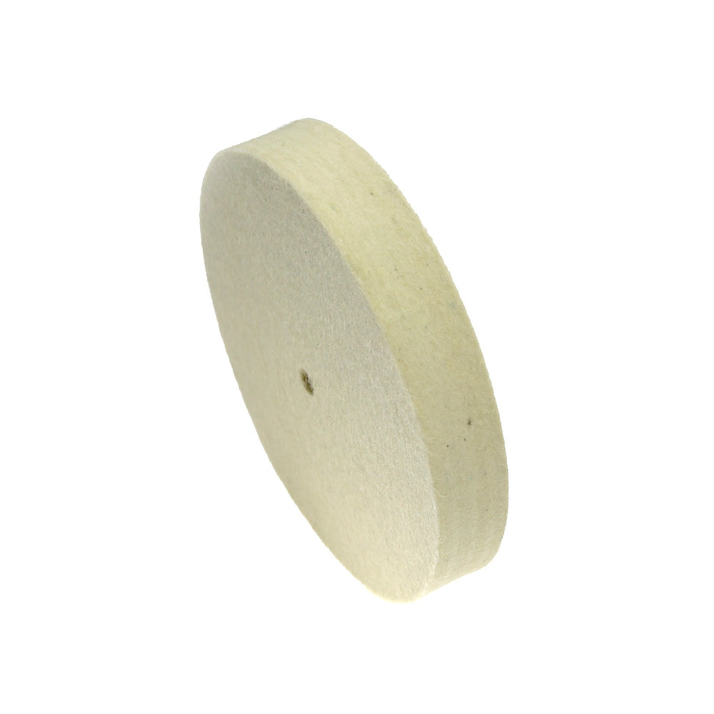 2"-12" x 1" Wool Felt Polishing Buffing Wheel Jade Metal Mirror Surface Finish Bench Grinder Tool