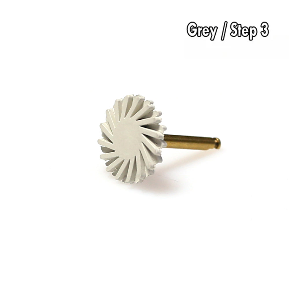 6 pcs/box Dental Composite Resin Polishing Disc wheel Kit 3 Step Brush Burs Silicone Diamond