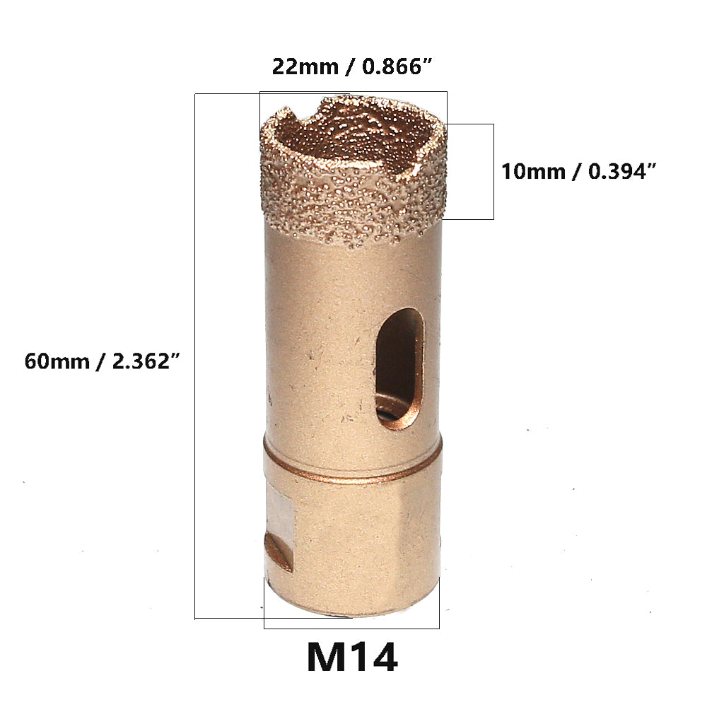 1 piece Vacuum Brazed Diamond Hole Opening Saw Angle Grinder Drilling Core Bit for Stone Mable Granite