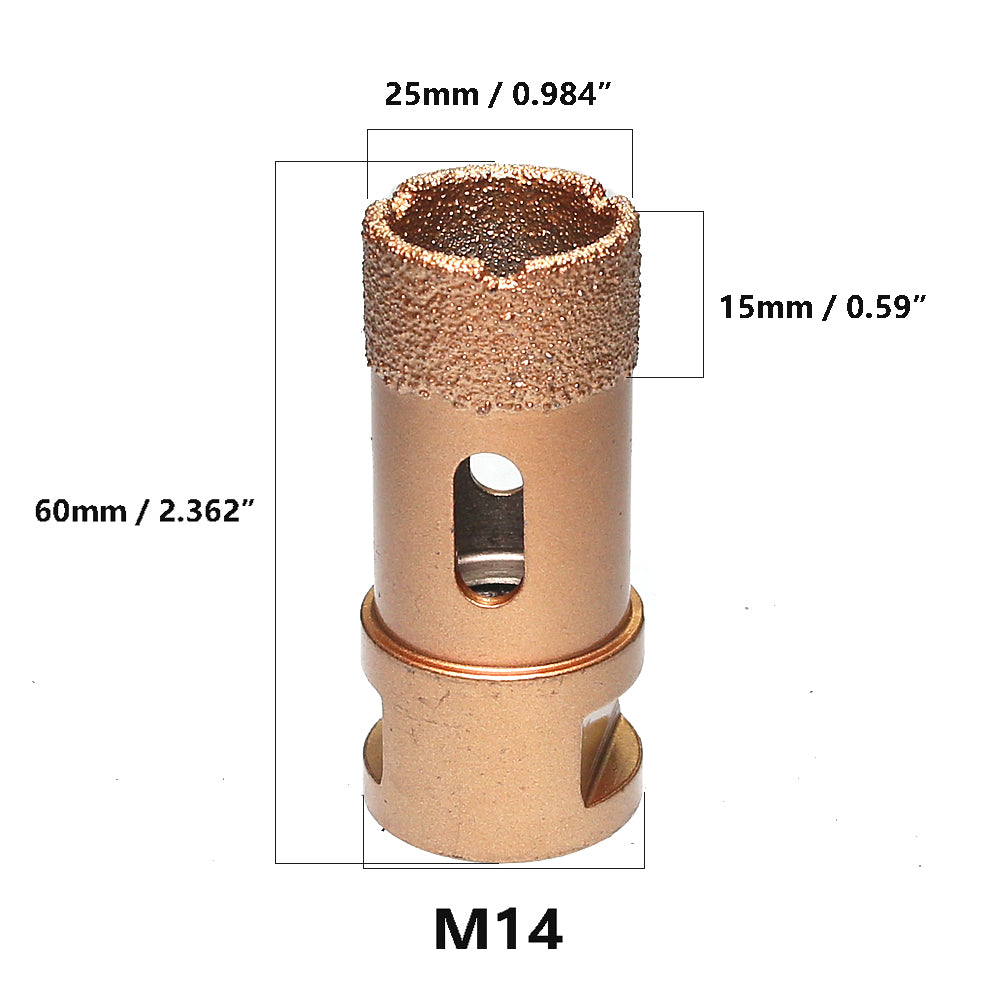 1 piece Vacuum Brazed Diamond Hole Opening Saw Angle Grinder Drilling Core Bit for Stone Mable Granite
