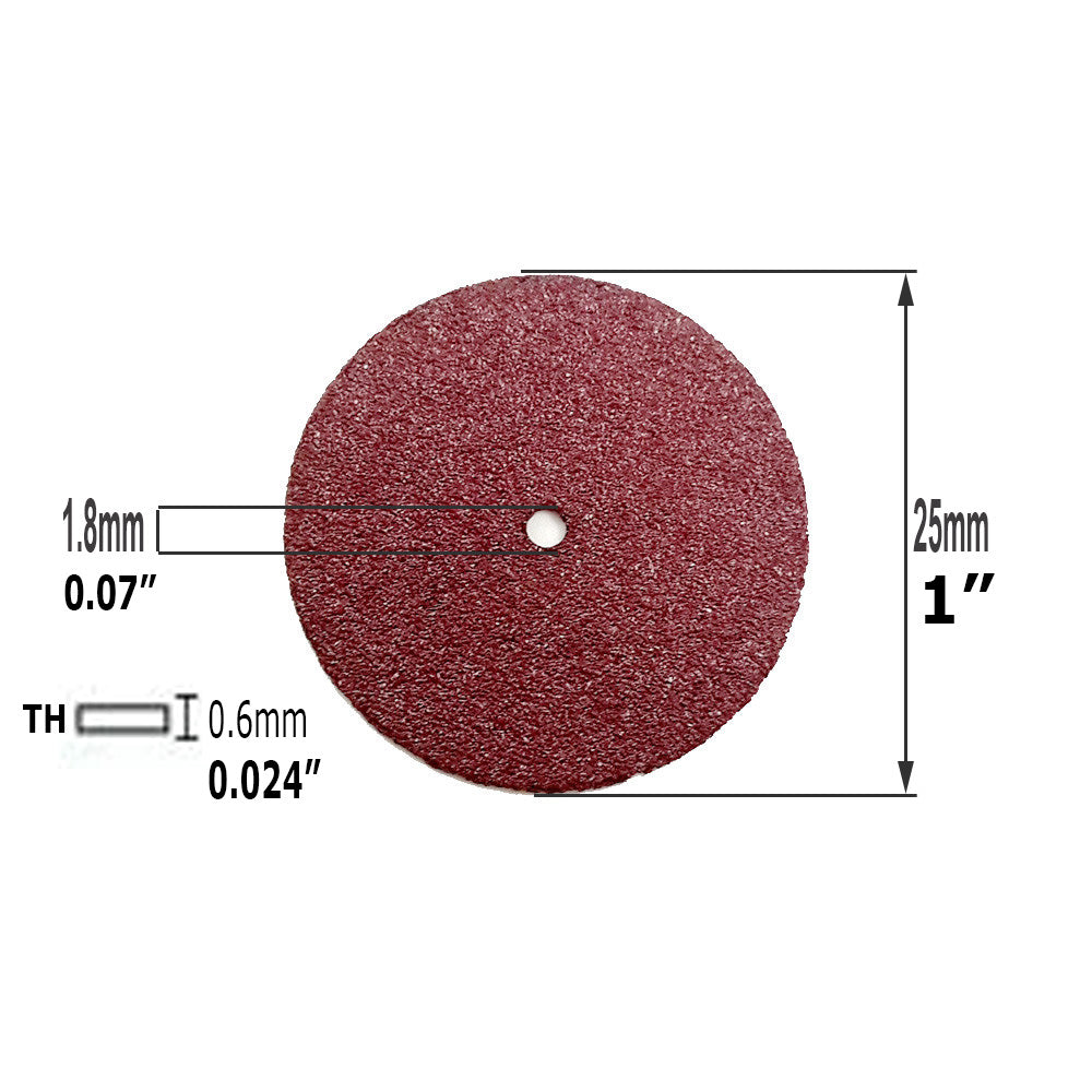1" San-1 Cut-off Discs 25*0.6*1.8mm San-1 Super-thin Stainless Cutting Slice Wheel