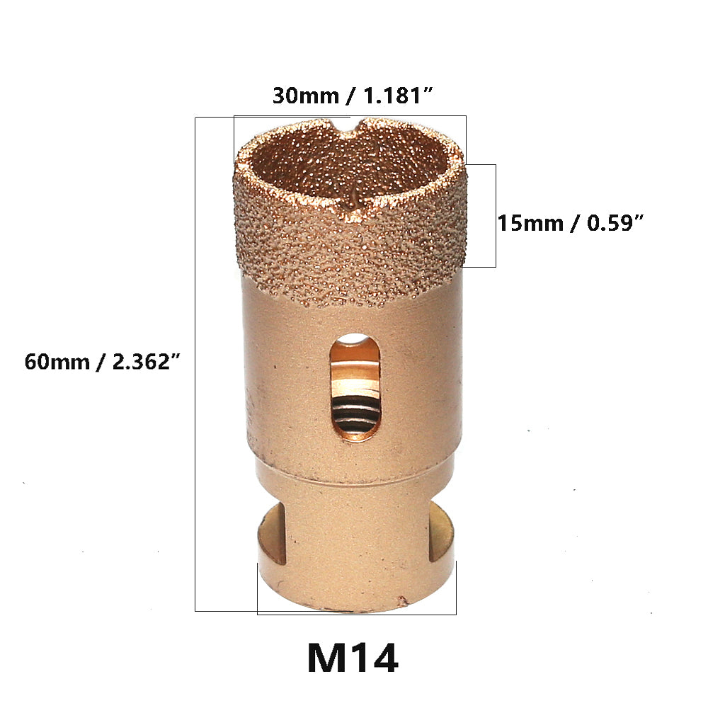1 piece Vacuum Brazed Diamond Hole Opening Saw Angle Grinder Drilling Core Bit for Stone Mable Granite