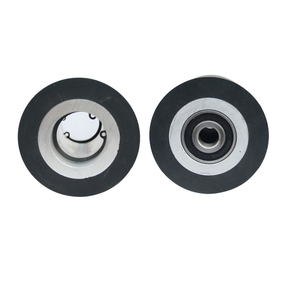 1 piece 1 piece 3"/4"x3" Rubber Contact Wheel 100/75x75mm Belt Grinder Backstand Idler Wheel