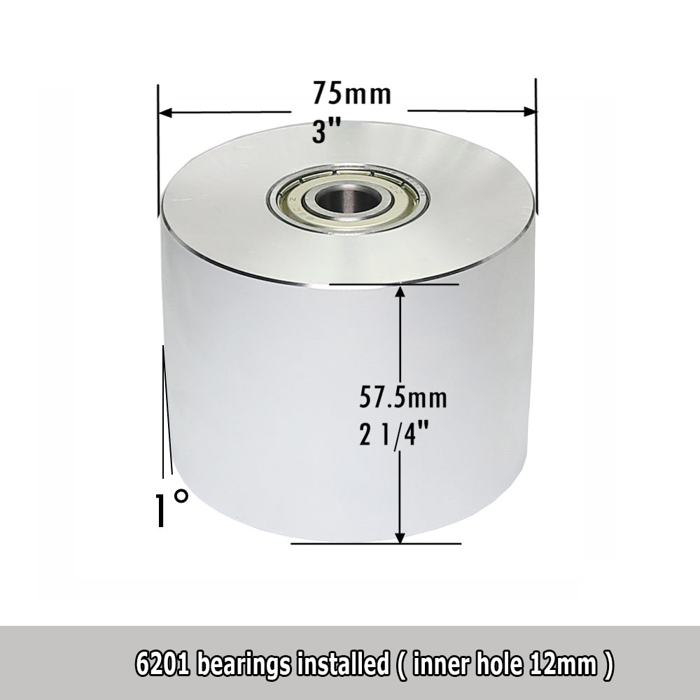 1 piece Fully Aluminum Belt Grinder Drive Wheel / Idler Wheel / Track Wheel