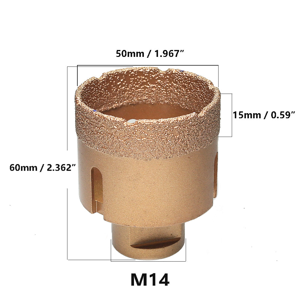 1 piece Vacuum Brazed Diamond Hole Opening Saw Angle Grinder Drilling Core Bit for Stone Mable Granite