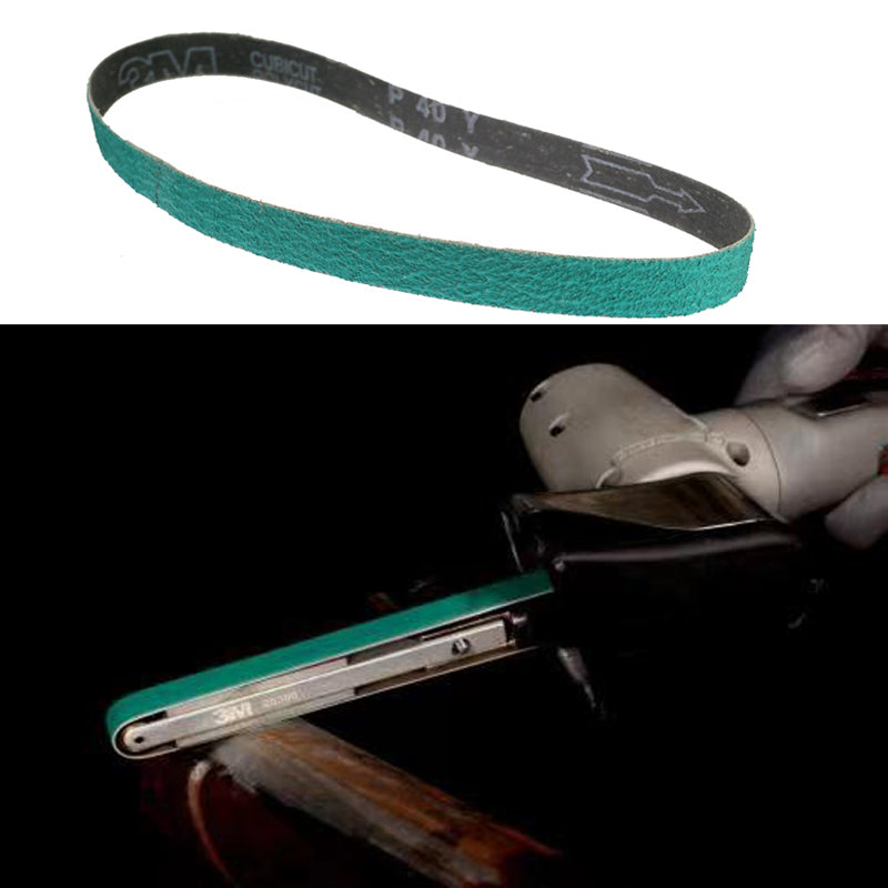 40 pieces Z/A 577F Abrasive Sanding Belt 330x10mm/457x13mm/520x20mm 40# 60# 80# 120# for Knife Grinding