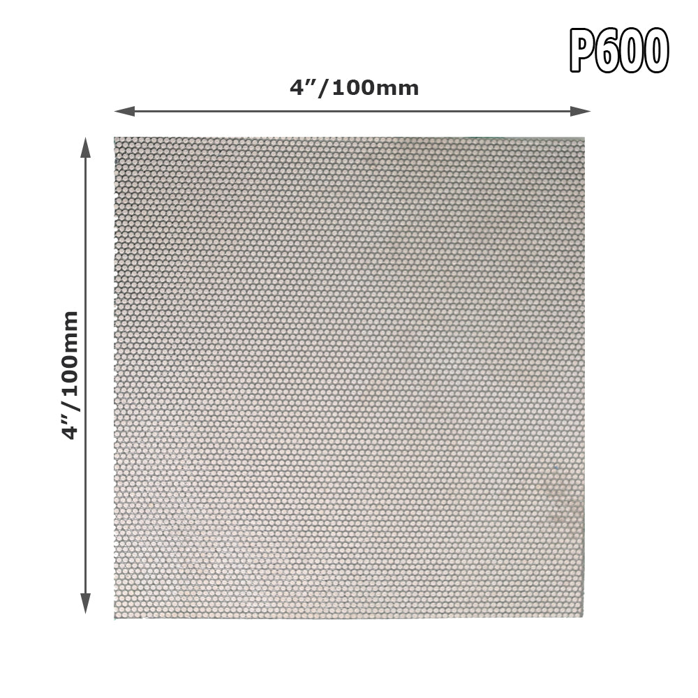1 piece 4"x4" Electroplated Diamond Sanding Sheet P60 - P1200 Hand Polishing Sandpaper 100x100mm