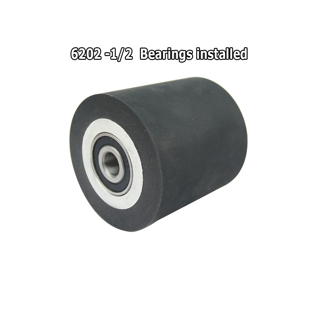 1 piece 1 piece 3"/4"x3" Rubber Contact Wheel 100/75x75mm Belt Grinder Backstand Idler Wheel