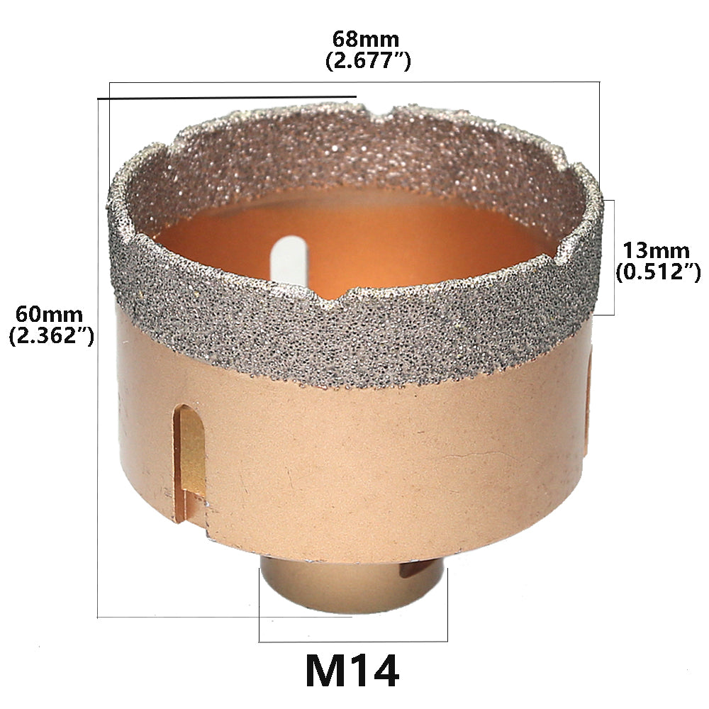 1 piece Vacuum Brazed Diamond Hole Opening Saw Angle Grinder Drilling Core Bit for Stone Mable Granite