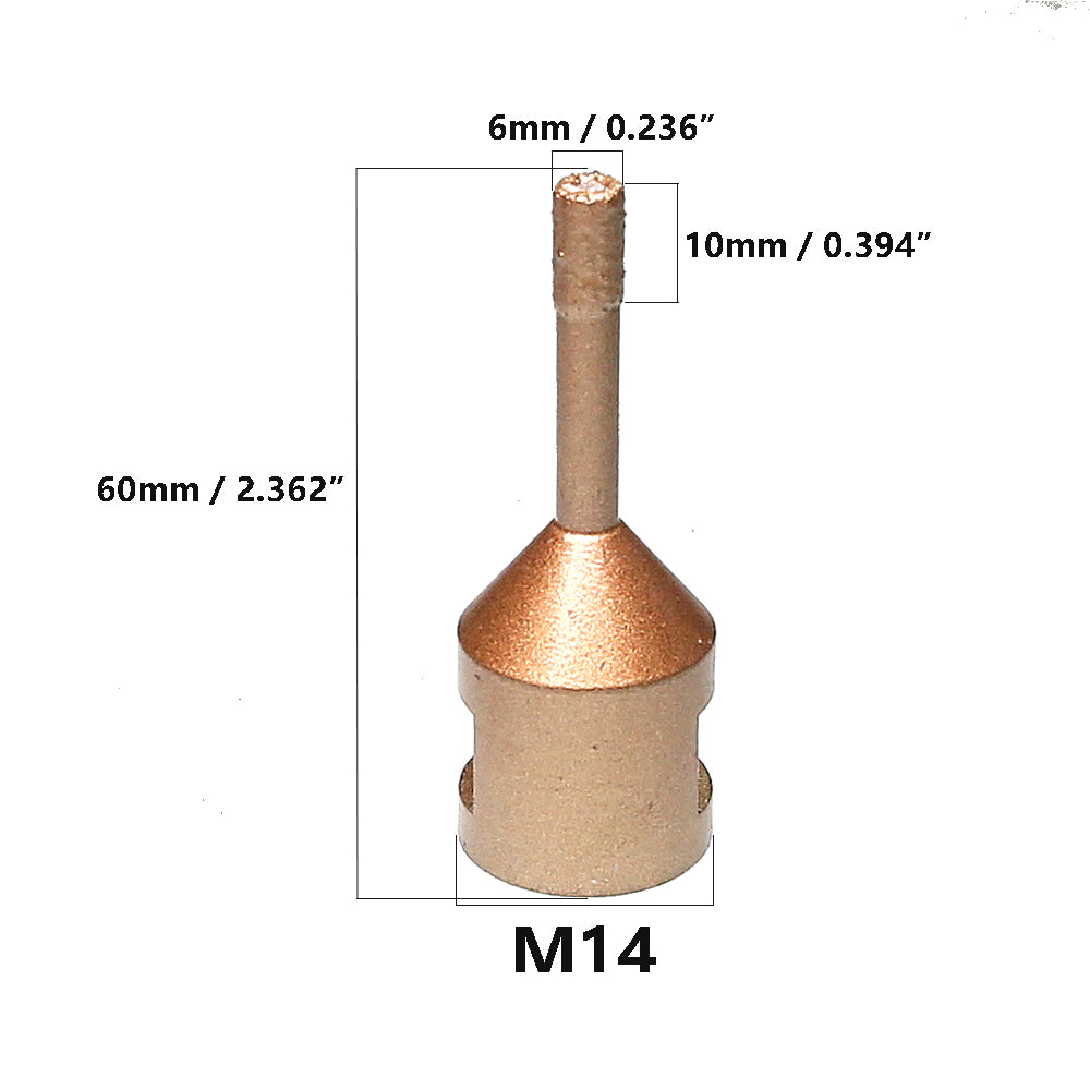 1 piece Vacuum Brazed Diamond Hole Opening Saw Angle Grinder Drilling Core Bit for Stone Mable Granite