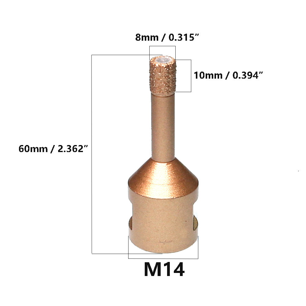 1 piece Vacuum Brazed Diamond Hole Opening Saw Angle Grinder Drilling Core Bit for Stone Mable Granite