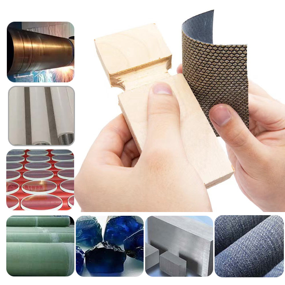 1 piece 4"x4" Electroplated Diamond Sanding Sheet P60 - P1200 Hand Polishing Sandpaper 100x100mm