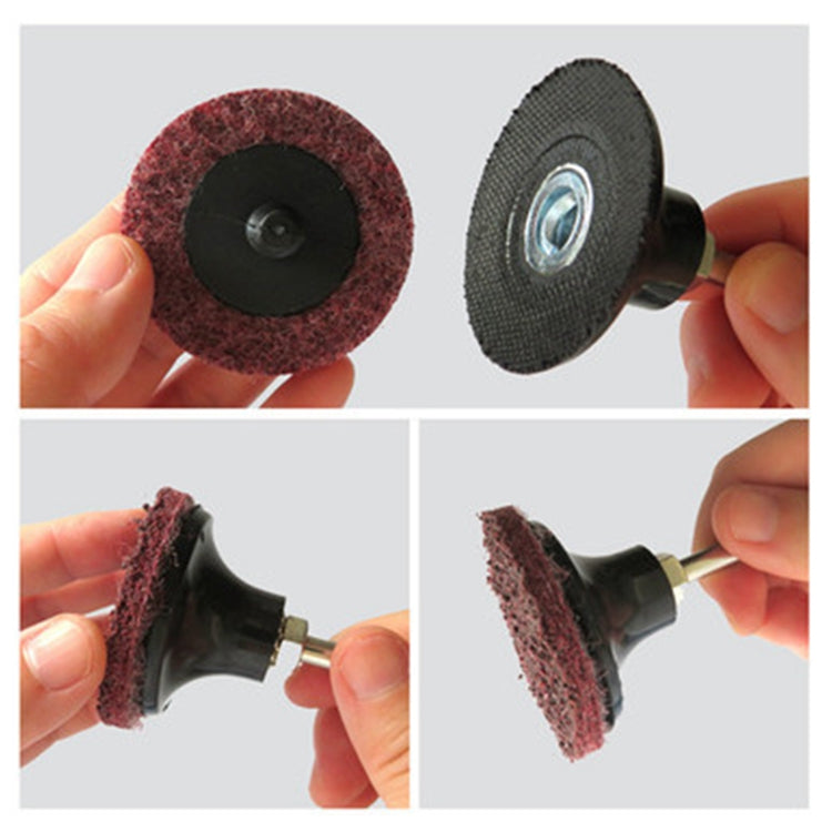 100 pcs 2"/3" Surface Conditioning Quick Change Sanding Discs Prep Pad Drill Air Grinder Rotary Tools