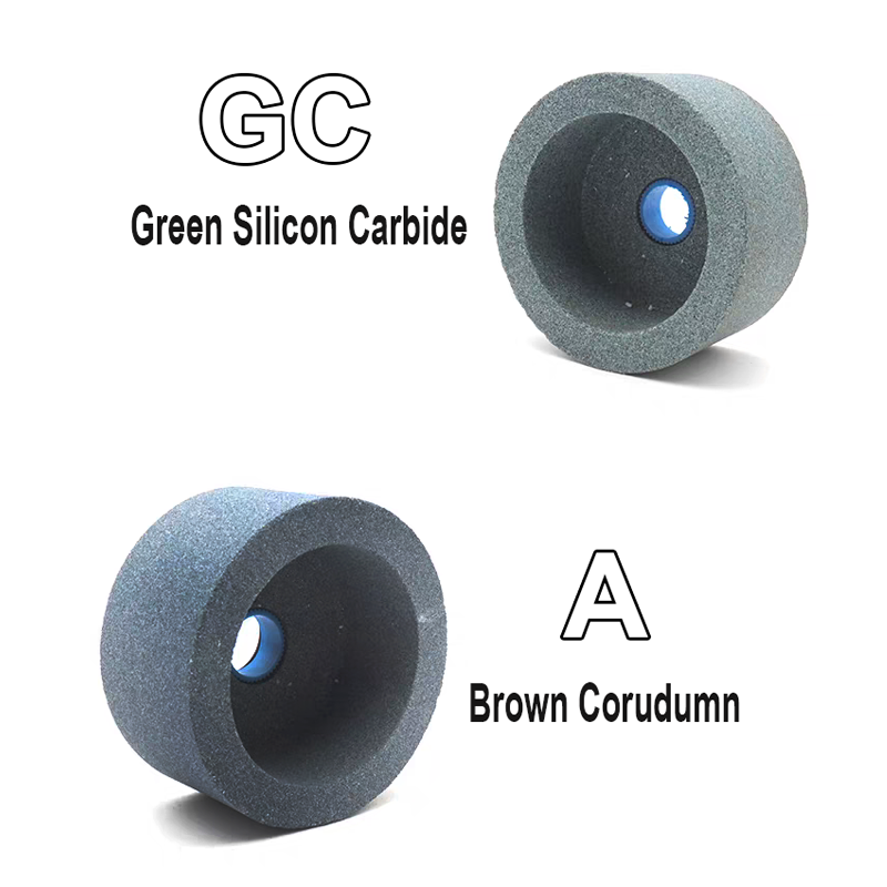 100x50x20mm Cup-Shaped Ceramic Abrasive Wheel Knife Steel Glass Metal Grinding Polishing Wheel