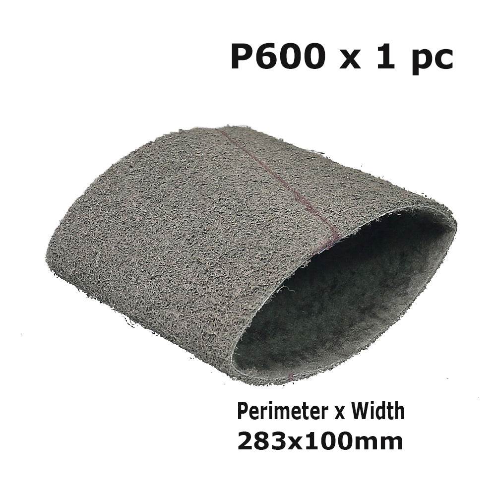 90x100mm Rubber Expansion Roller 283x100mm Non-woven Fleece Sleeve 577F Zirconia Abrasive Belt Burnishing Machine Accessories