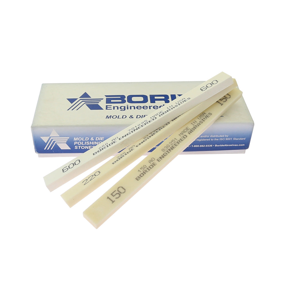 10 pieces Oilstone Whetstone Grindstone 1/8 1/4 1/2 inch Engineered Abrasives P600 P400 P320 P220 P150