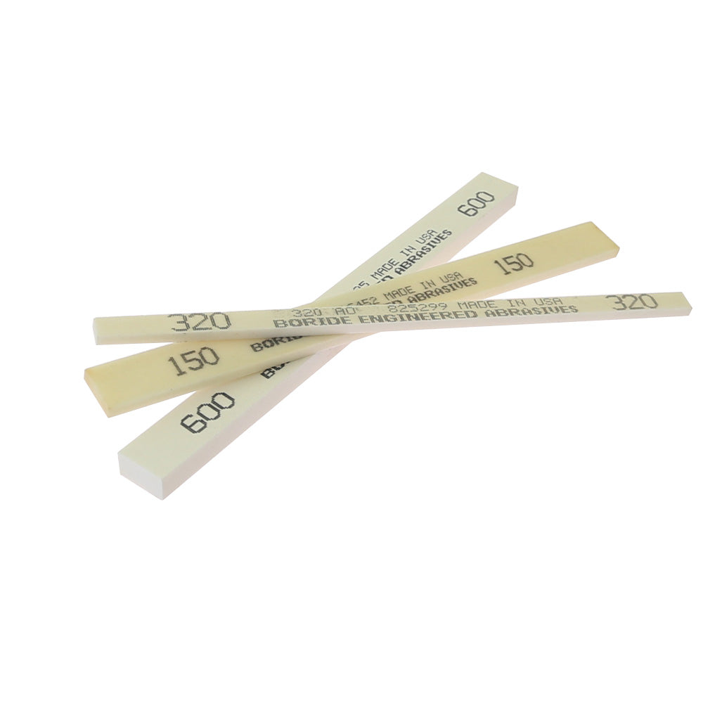 10 pieces Oilstone Whetstone Grindstone 1/8 1/4 1/2 inch Engineered Abrasives P600 P400 P320 P220 P150