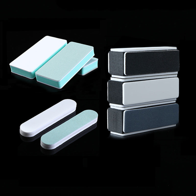 20 pieces Abrasive Grinding Sponge Sanding Block Woodworking Nail File Metal Mirror Buffer Polishing Finishing Manicure Tool