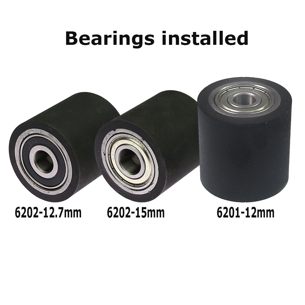 1 piece 2"/50mm x 2"/50mm Solid Rubber Contact Wheel Belt Grinder Part