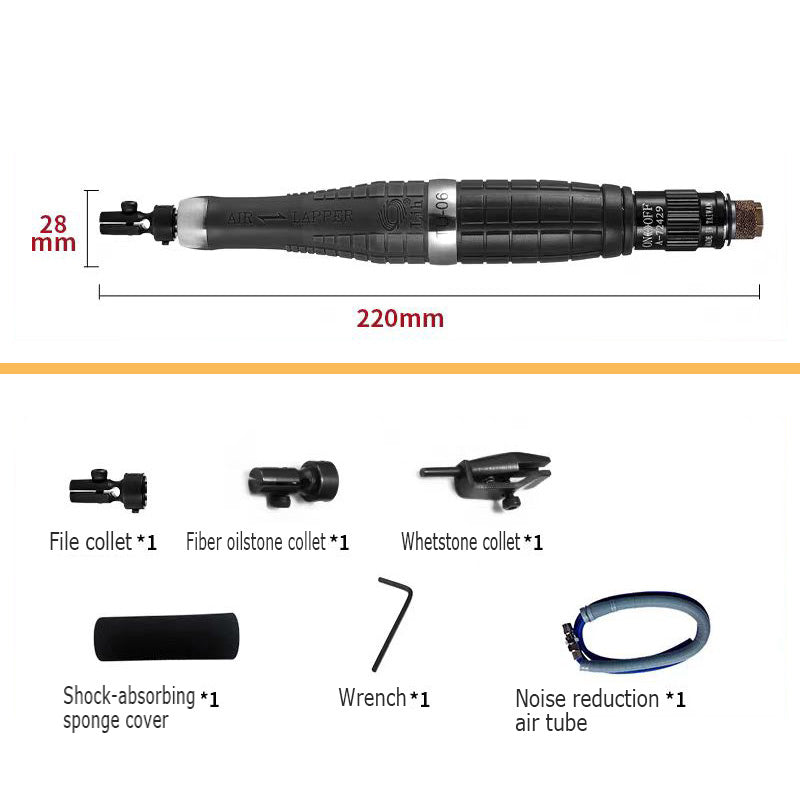 TU-06 Air Lapper Turbolap Lapping Grinding Tools Ultrasonic Reciprocating Pneumatic Linear Saw File