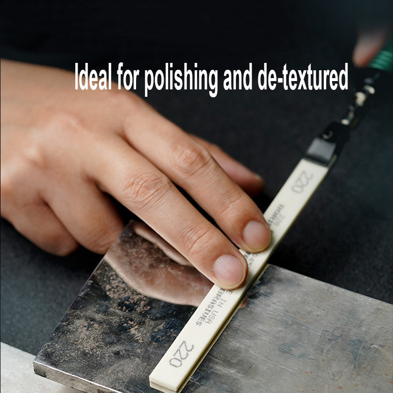 10 pieces Oilstone Whetstone Grindstone 1/8 1/4 1/2 inch Engineered Abrasives P600 P400 P320 P220 P150