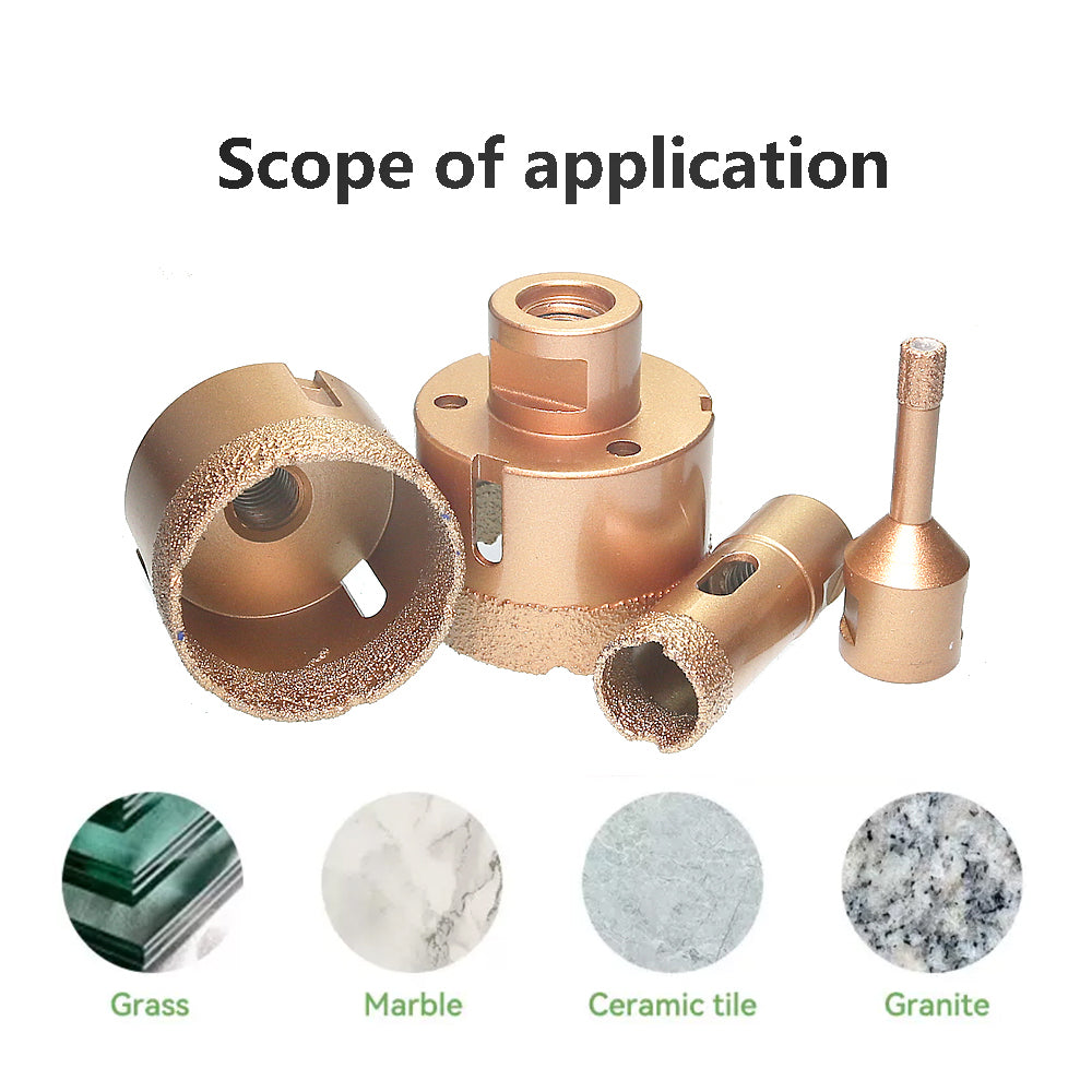 1 piece Vacuum Brazed Diamond Hole Opening Saw Angle Grinder Drilling Core Bit for Stone Mable Granite