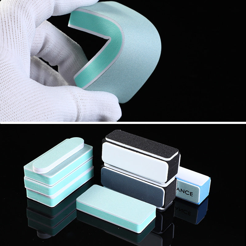 20 pieces Abrasive Grinding Sponge Sanding Block Woodworking Nail File Metal Mirror Buffer Polishing Finishing Manicure Tool
