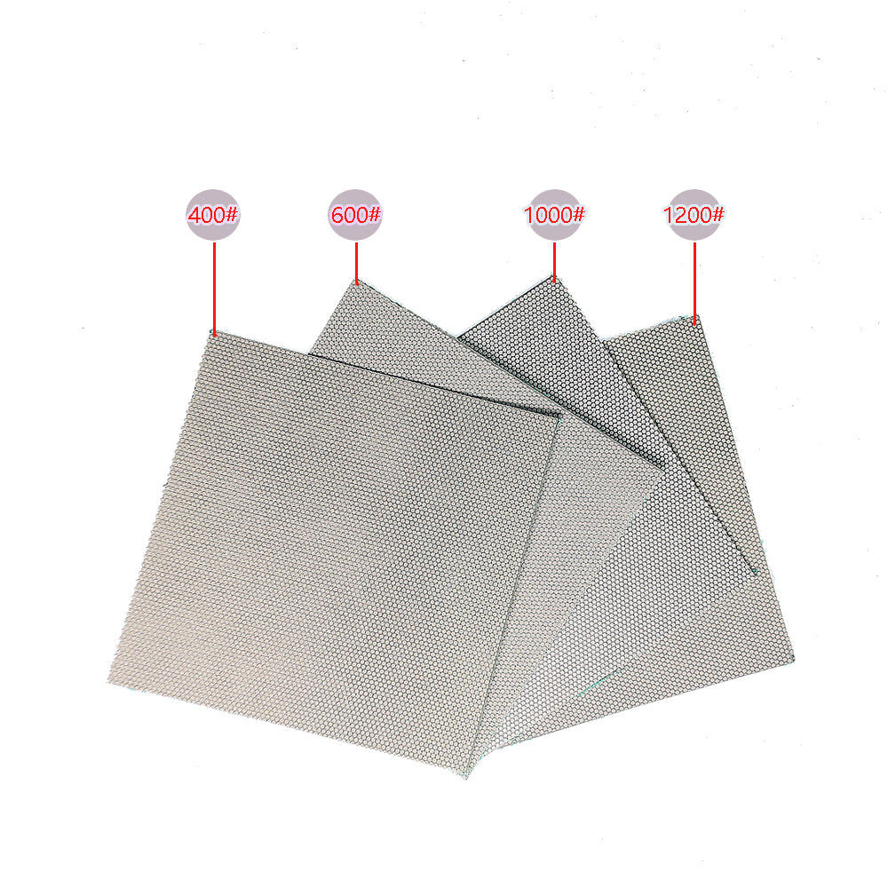 1 piece 4"x4" Electroplated Diamond Sanding Sheet P60 - P1200 Hand Polishing Sandpaper 100x100mm
