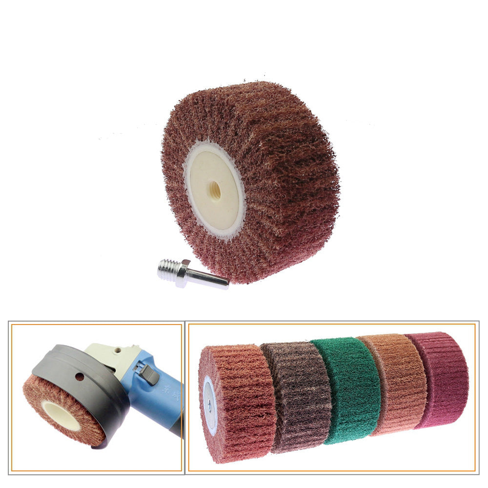 1 piece 4.72x2" M14 Angle Grinder Polishing Wheel Stainless Steel Surface Conditioning Wheel