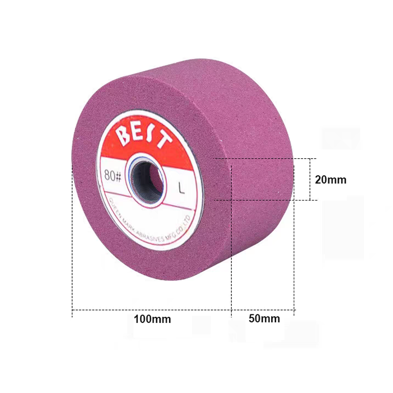 100x50x20mm Cup-Shaped Ceramic Abrasive Wheel Knife Steel Glass Metal Grinding Polishing Wheel
