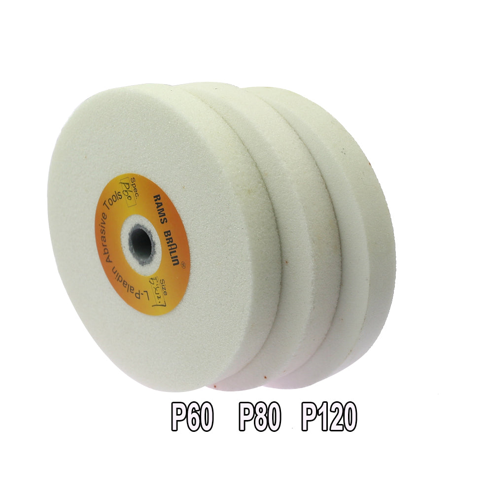 1 piece 5"x5/8"x1/2" Ceramic Abrasive Wheel P46 P60 P80 P120