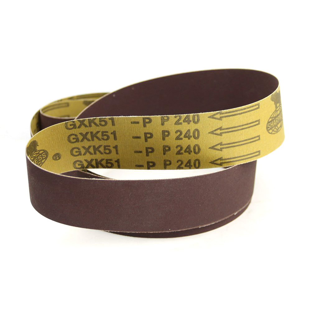 10 pieces 1220/2000 * 50/75/100/150mm Abrasive Sanding Belts Wood Soft Metal Grinding