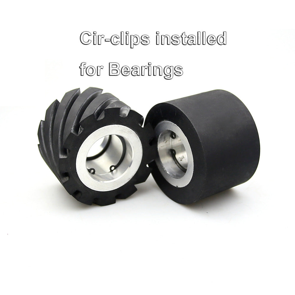 1 piece 75x50mm Rubber Contact Wheel 3x2" Belt Grinder Backstand Idler Wheel