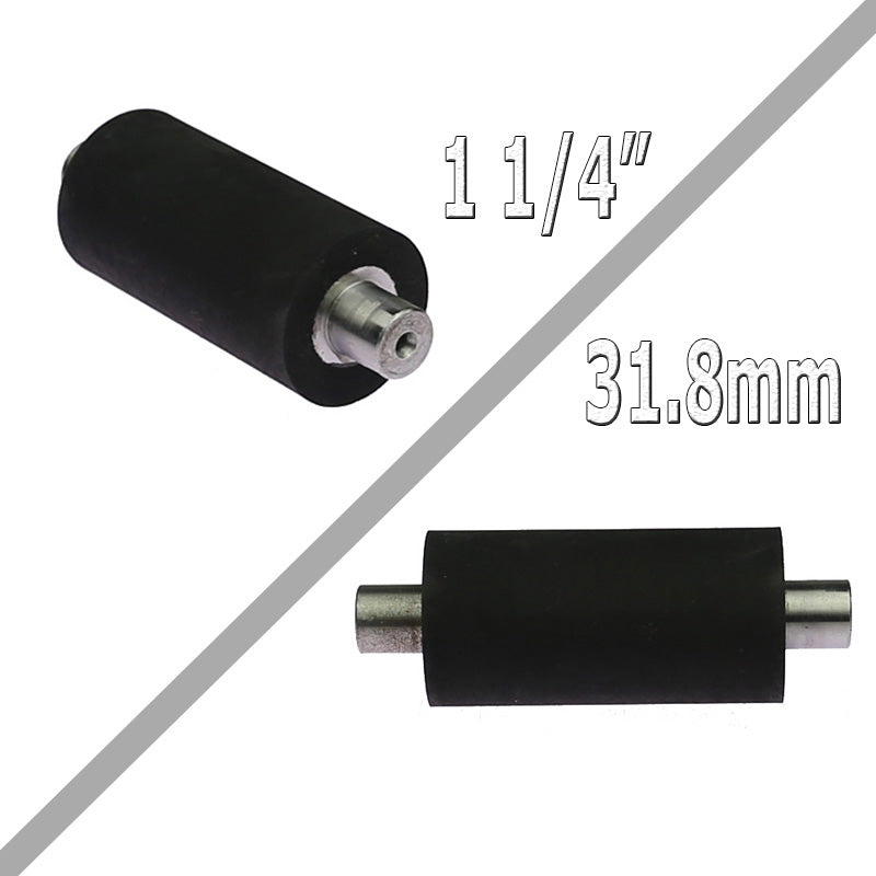 1 piece Dia. 1/2" - 2" Rubber Roller with Shaft Belt Grinder Contact Wheel