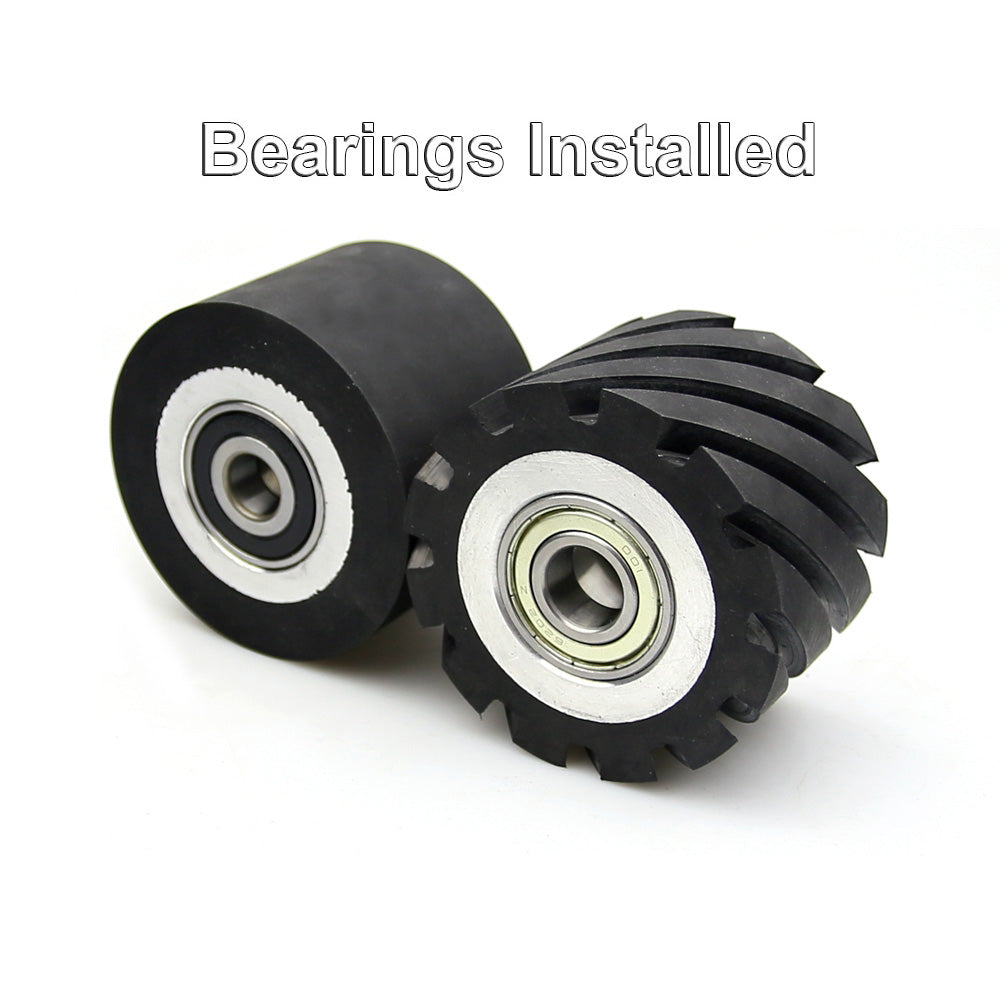 1 piece 75x50mm Rubber Contact Wheel 3x2" Belt Grinder Backstand Idler Wheel