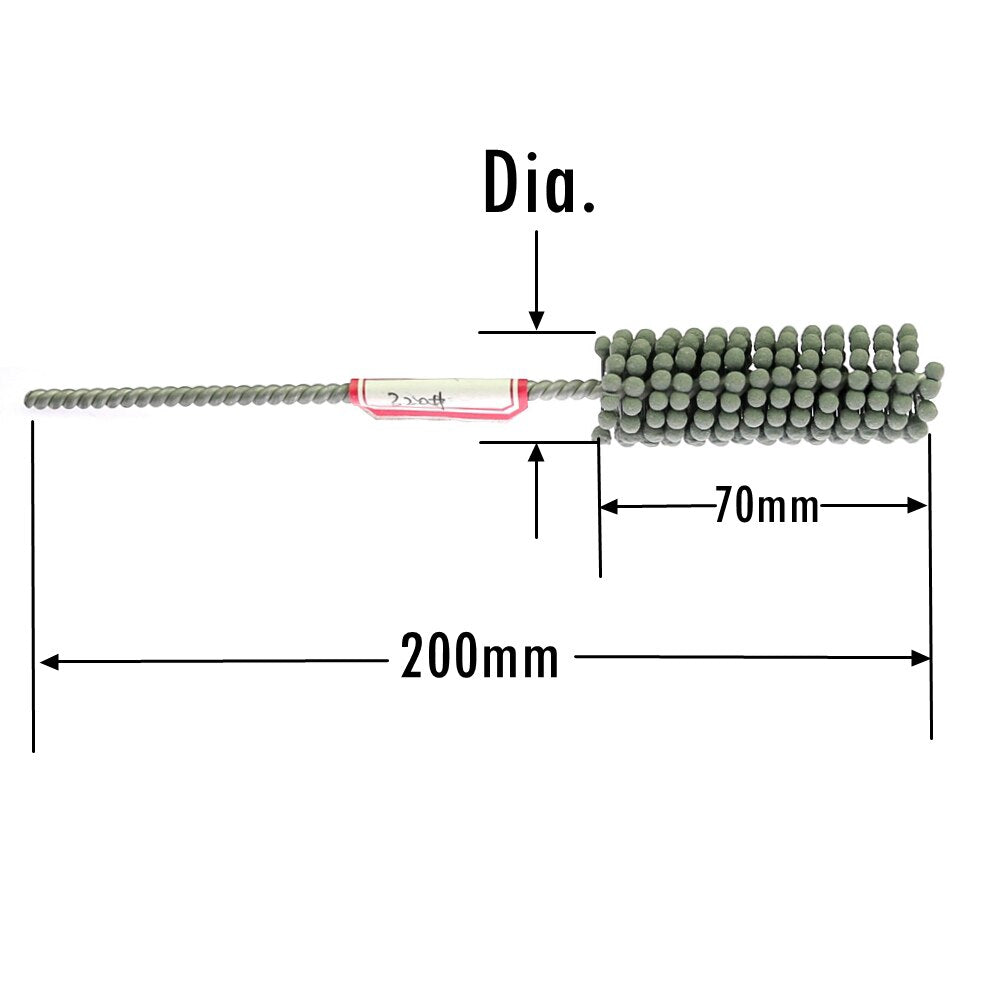 1 piece Dia. 6-88mm Pipe Polishing Ball-head Grinding Wheel Honing Brush