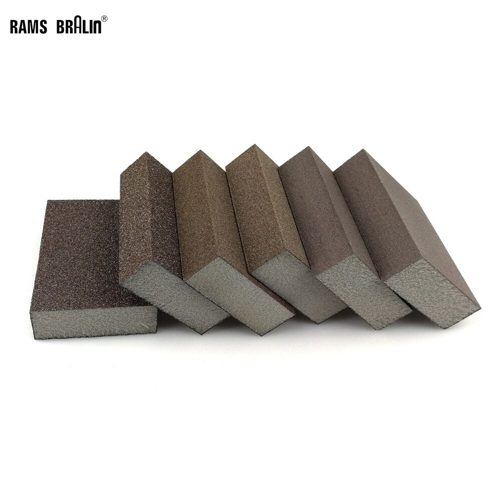 20 pieces Sanding Sponge Block Abrasive Foam Pad for Wood Wall Kitchen Cleaning Hand Grinding