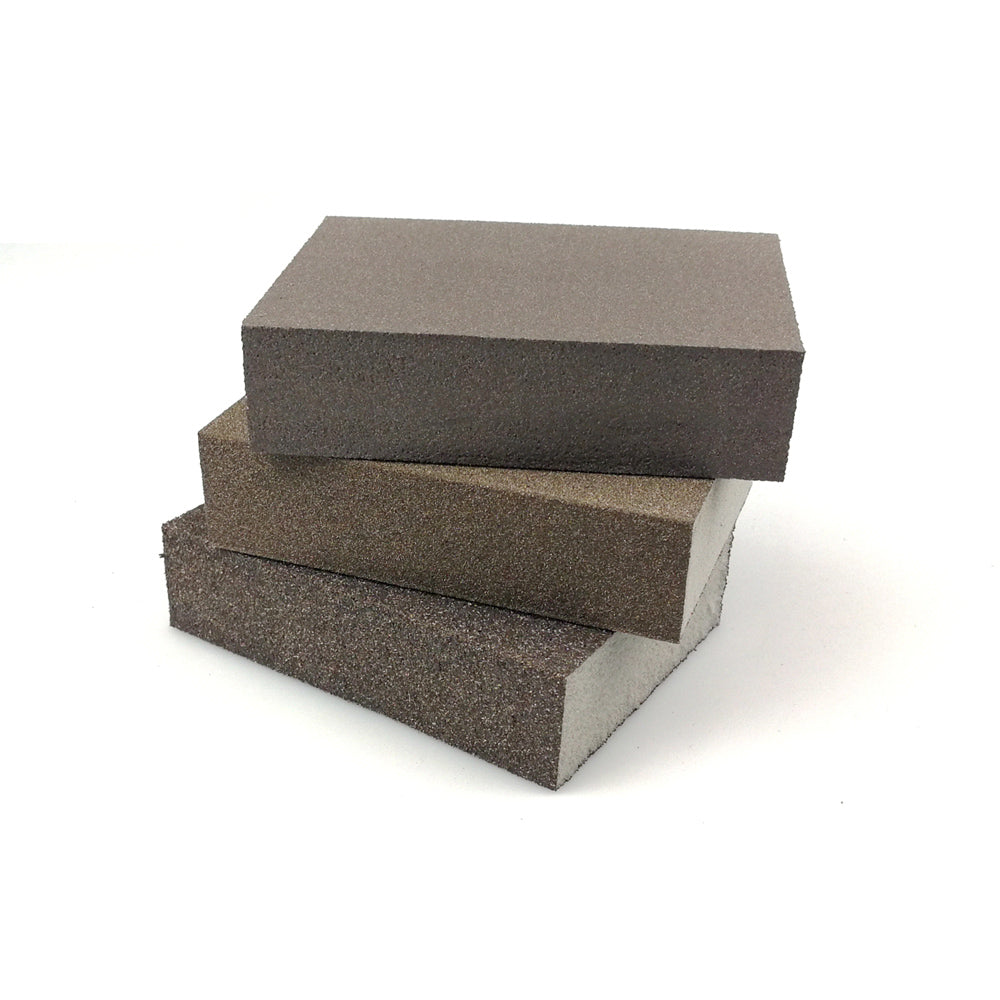 20 pieces Sanding Sponge Block Abrasive Foam Pad for Wood Wall Kitchen Cleaning Hand Grinding