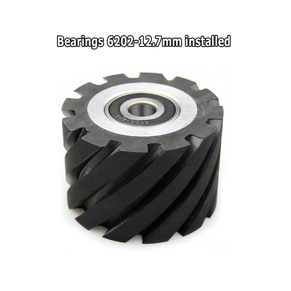 1 piece 75x50mm Rubber Contact Wheel 3x2" Belt Grinder Backstand Idler Wheel