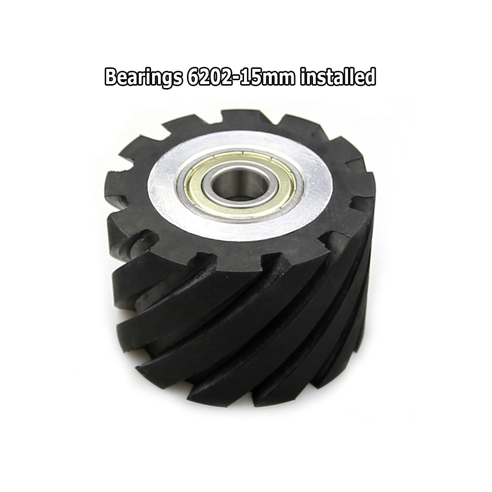1 piece 75x50mm Rubber Contact Wheel 3x2" Belt Grinder Backstand Idler Wheel