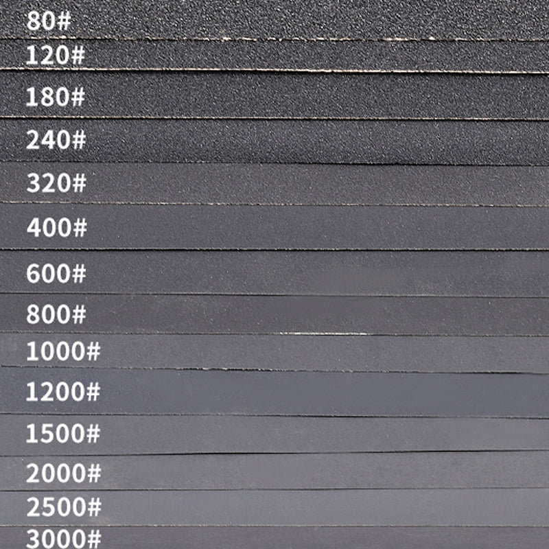 100 sheets Waterproof Abrasive Sandpaper Silicon Carbide P60-P3000 San ...