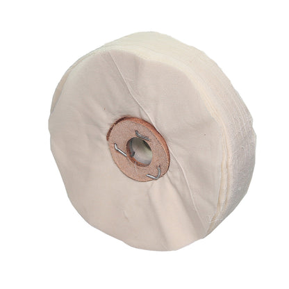 1 piece 4/5/6/8 inch Unstitched Floppy Final Polishing Mop Soft Loose 100 Leaf Fabric Buffing Wheel