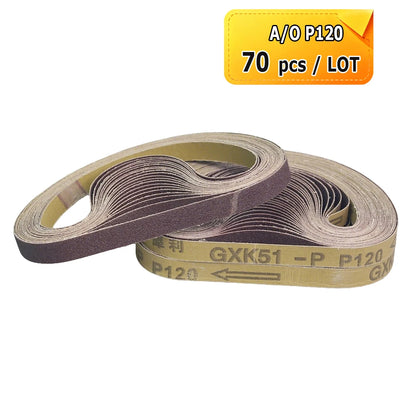 1/2 x 18" Sanding Belt 457x13mm Abrasive Grinding Belts Zirconia P40 - Aluminum Oxide P1200, A3 - A65, Non-woven Nylon Fiber