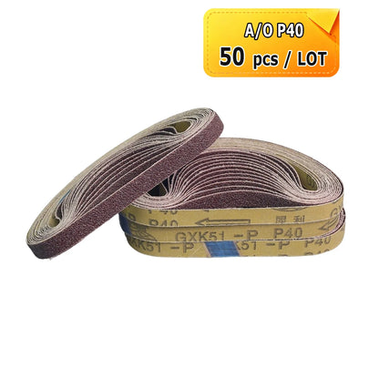 1/2 x 18" Sanding Belt 457x13mm Abrasive Grinding Belts Zirconia P40 - Aluminum Oxide P1200, A3 - A65, Non-woven Nylon Fiber