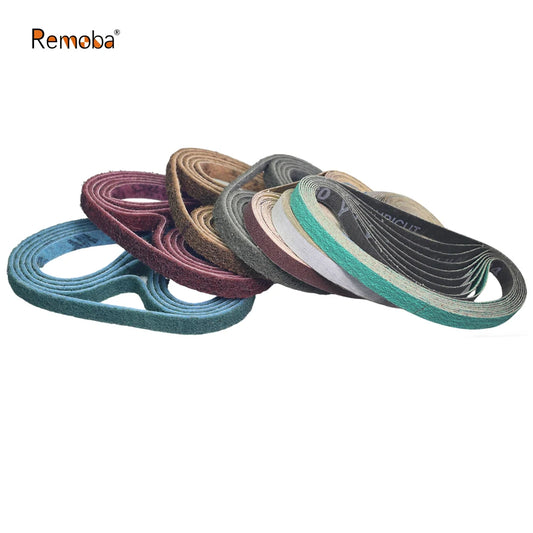1/2 x 18" Sanding Belt 457x13mm Abrasive Grinding Belts Zirconia P40 - Aluminum Oxide P1200, A3 - A65, Non-woven Nylon Fiber