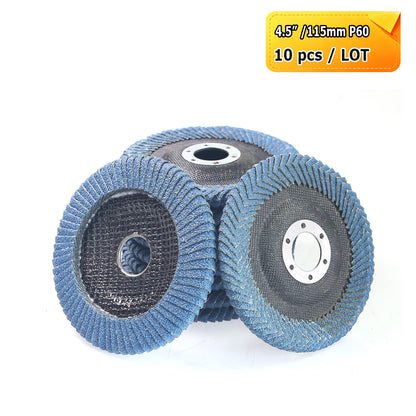 4.5" 5" Angle Grinder Flap Discs Abrasive Grinding Wheels
